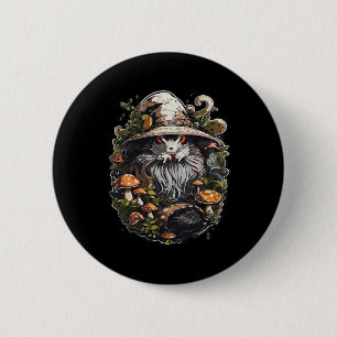 Betoverende heks Whimsigoth & Mystieke kunst voor Ronde Button 5,7 Cm