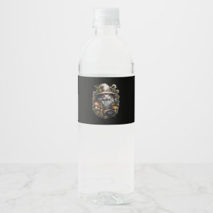Betoverende heks Whimsigoth & Mystieke kunst voor Waterfles Etiket