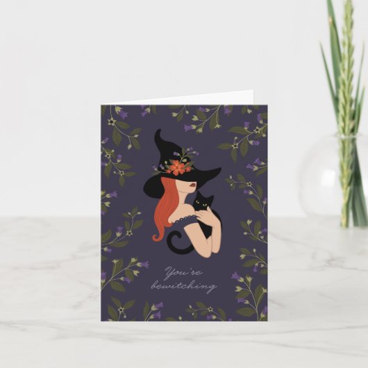 Betoverende Heksenkaart Kaart (Voorkant)