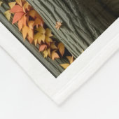 Betoverende herfst bos pad fleece deken (Hoek)