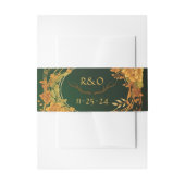 Betoverende herfst thema druïde heuvel RSVP bruilo Uitnodigingen Wikkel (Voorkant Voorbeeld)