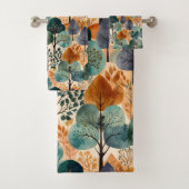 Betoverende herfstbomen bad handdoek (Insitu)