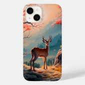 Betoverende herten Forest Scene Design Case-Mate iPhone Case (Achterkant)