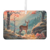 Betoverende herten Forest Scene Design Luchtverfrisser (Achterkant)
