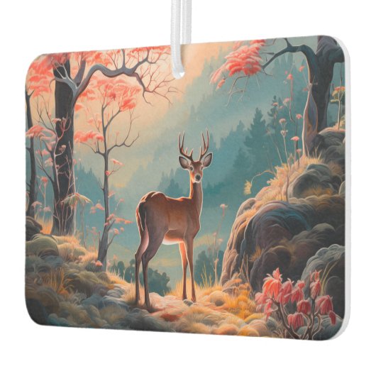 Betoverende herten Forest Scene Design Luchtverfrisser (Links)