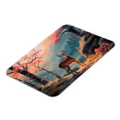 Betoverende herten Forest Scene Design Magneet (Linkerzijde)