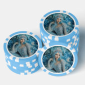 Betoverende Ice Princess Poker Chips (Opstapeling)