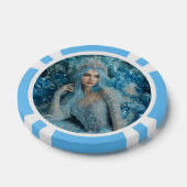 Betoverende Ice Princess Poker Chips (Enkel)