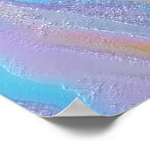 Betoverende Iridiserende Steen Poster (Hoek)