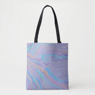 Betoverende iriserende steen tote bag