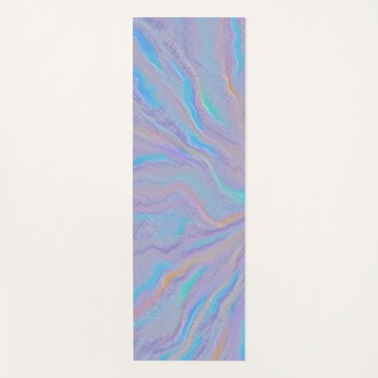 Betoverende iriserende steen yogamat (Voorkant)