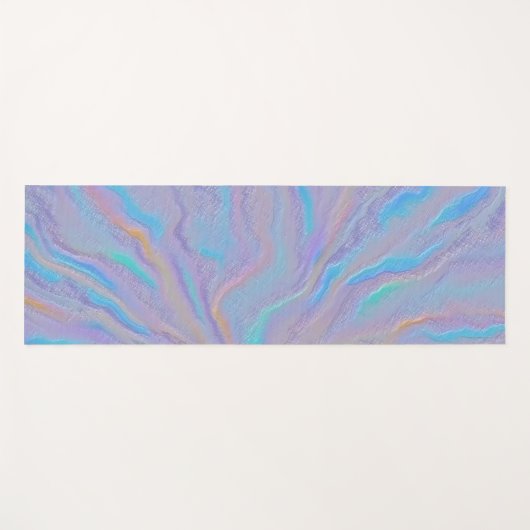 Betoverende iriserende steen yogamat (Voorkant (horizontaal))