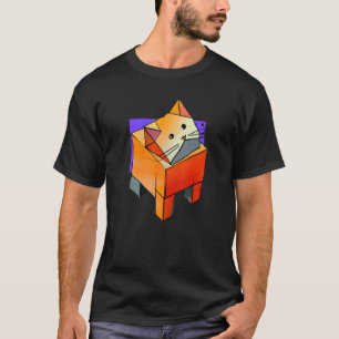 Betoverende kattenkunst mooie kitten t-shirt