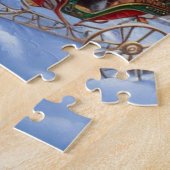 Betoverende kerst dorp scène legpuzzel (Zijkant)