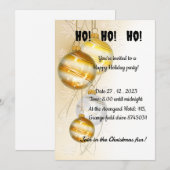 betoverende kerst soiree: uw feestdagenkaart (Voorkant / Achterkant)