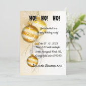 betoverende kerst soiree: uw feestdagenkaart (Staand voorkant)