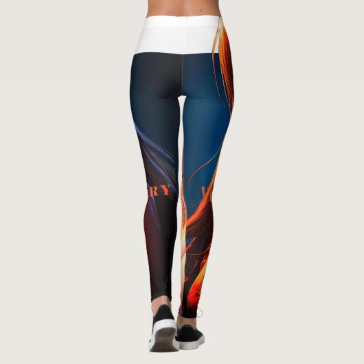 Betoverende Kerstmis Stargazer Leggings (Achterkant)