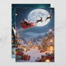 Betoverende Kerstmis Winterdorp Behang 2025