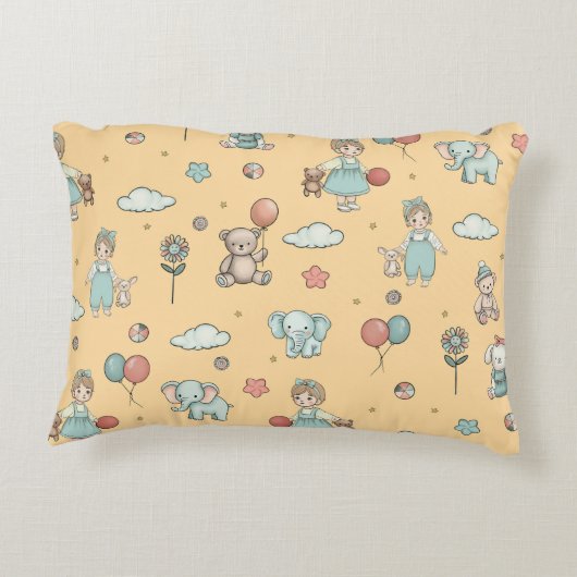 Betoverende kinderen accent kussen (Achterkant)