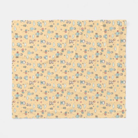 Betoverende kinderen fleece deken (Voorkant (Horizontaal))