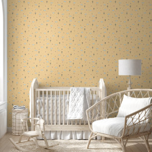 Betoverende kinderkamer Peach Behang