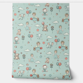 Betoverende kinderkamer Wallpaper Behang