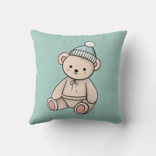 Betoverende kinderontwerpen kussen (Achterkant)