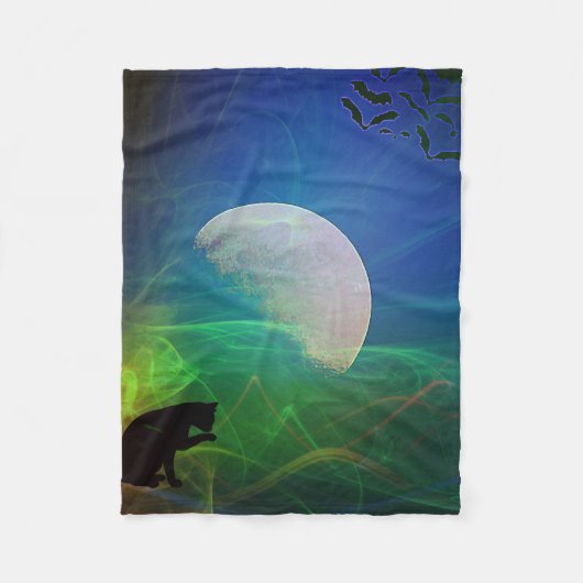 Betoverende Kitty Fleece Deken (Voorkant)