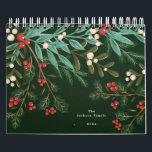 Betoverende klassieke elegantie kerstvakantie kalender<br><div class="desc">***dit ontwerp maakt deel uit van een kerstvakantie collectie*** Stap in een wereld van tijdloze verfijning met mijn "Enchanting Classic Elegance" Christmas Holiday Collectie. Dompel jezelf onder in de rijke, donkere smaragdgroene en complementaire subtiele groene en gele tinten die doen denken aan bladeren, hulst en dennen, perfect aangevuld met de...</div>