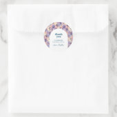 Betoverende kleine fee verjaardag ronde sticker (Tas)