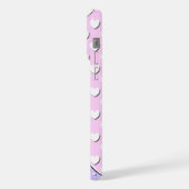 Betoverende kleuren Roos, lavendel, aangepast mono iPhone Hoesje (Linkerkant)