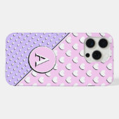 Betoverende kleuren Roos, lavendel, aangepast mono iPhone Hoesje (Achterkant horizontaal)