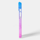 Betoverende kleuren roze en blauw, uw aangepaste n Case-Mate iPhone case (Achterkant / Links)