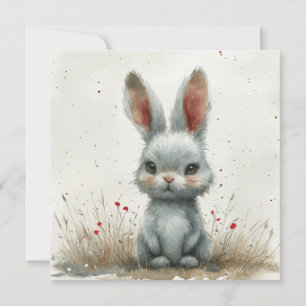 Betoverende konijntjes: magische noten 🐰🐇🐰digit feestdagenkaart