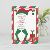 Betoverende Kute Elf Feestelijke Uitnodiging (Staand voorkant)