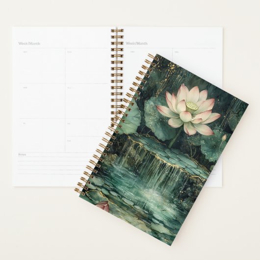 Betoverende Lotusfontein Planner (Display)