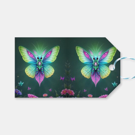 Betoverende maanverlichte fee cadeaulabel (Voorkant (Horizontaal))