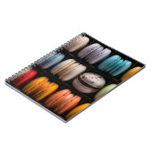 Betoverende Macarons in heerlijke felle Kleuren Notitieboek (Linkerzijde)