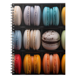 Betoverende Macarons in heerlijke felle Kleuren Notitieboek
