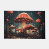 Betoverende magische fee paddenstoel achtergrond deurmat (Voorkant)