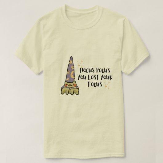 Betoverende magische kikker Doodle - "Hocus Pocus, T-shirt (Design voorkant)