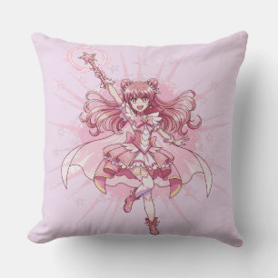 Betoverende Magische Meisje Anime Transformatie Kussen