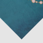 Betoverende majestueuze blauwe vogel tissuepapier (Detail)