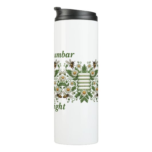 Betoverende Meadows Lumbar Spring Delight Pillow C Thermosbeker (Geroteerd rechts)