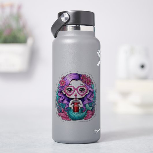 Betoverende Meermaid Stickerplaatjes Sticker (HydroFlask)