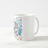Betoverende Moo Deng Hippo Koffiemok (Voorkant rechts)