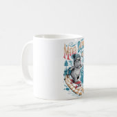 Betoverende Moo Deng Hippo Koffiemok (Voorkant links)