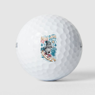 Betoverende Moo Deng Nijlpaard Golfballen