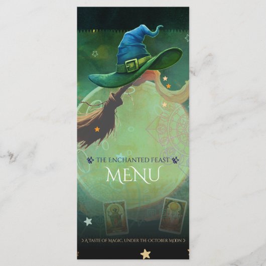 Betoverende Nacht Betoverde Tarot Menu (Voorkant)