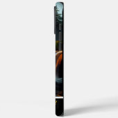 Betoverende nachtelijke watervallen met een persoo Case-Mate iPhone case (Achterkant / Links)